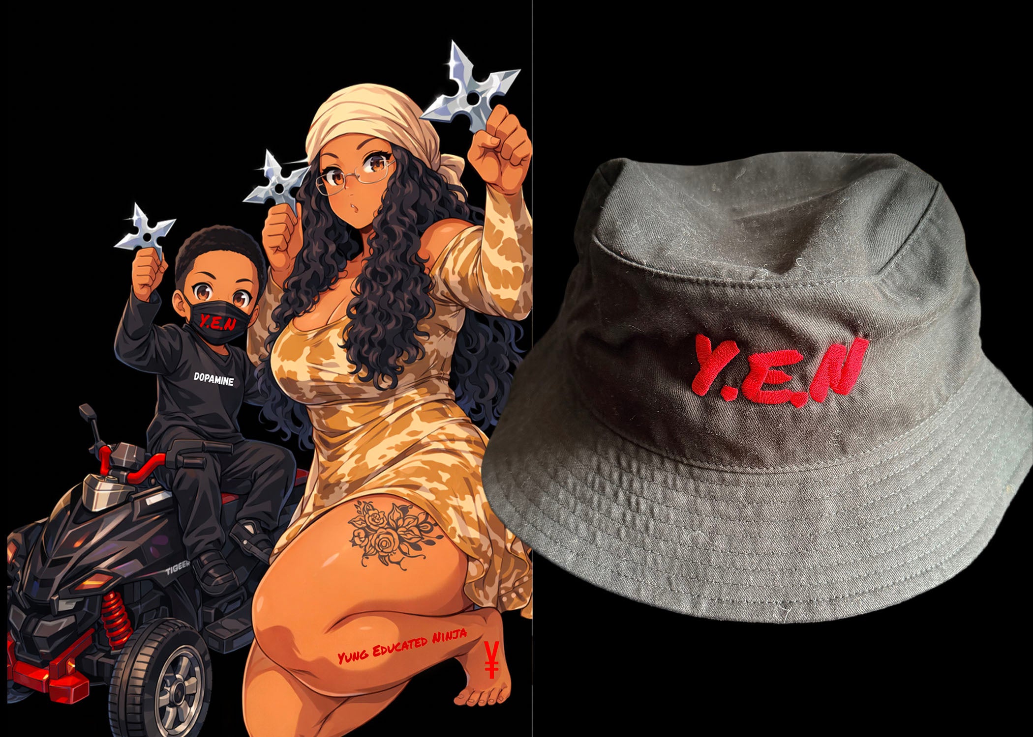Y.E.N Bucket Hat (Embroidery)